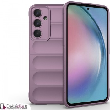 Magic Shield guminis dėklas - violetinis (Samsung A55 5G)